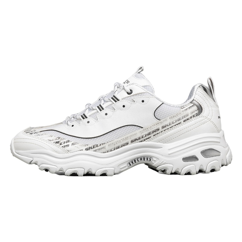 Skechers斯凯奇情侣鞋男子厚底老爹鞋LOGO串标休闲运动鞋237158