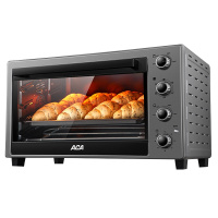 北美电器(ACA) 电烤箱AT0-M60A 商用家用大容量烘焙多功能全自动电子控温电烤箱 热风循环60升 灰色