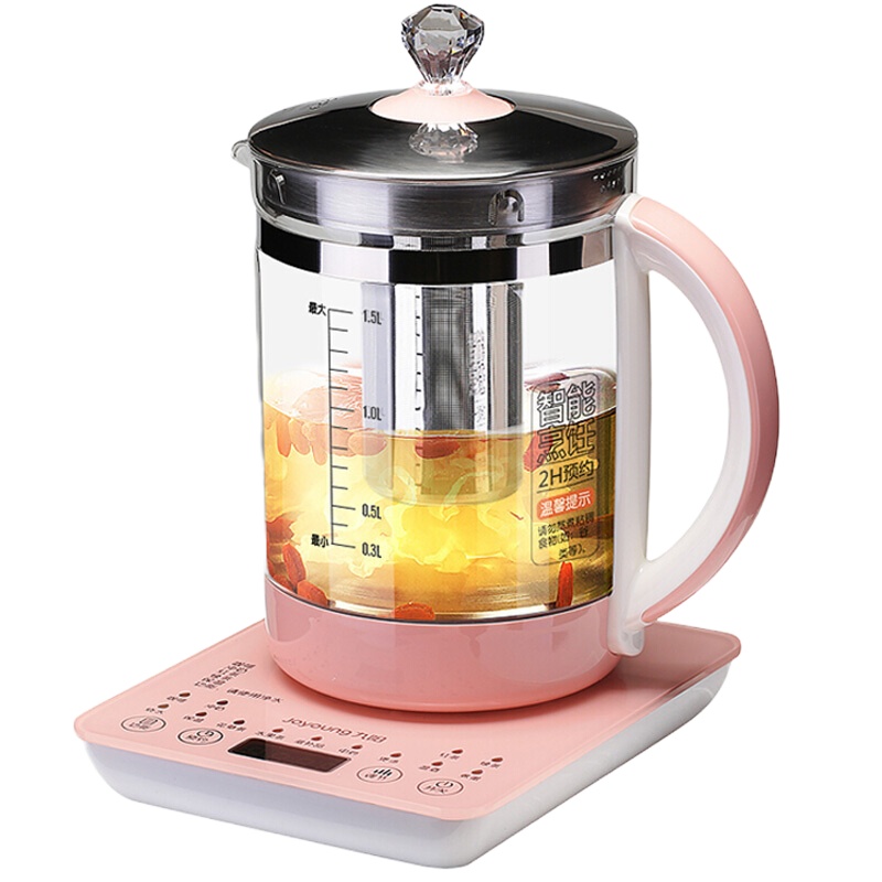 九阳K15-D05S电水壶 养生壶1.5L多功能煎药电开水煲玻璃煮茶器