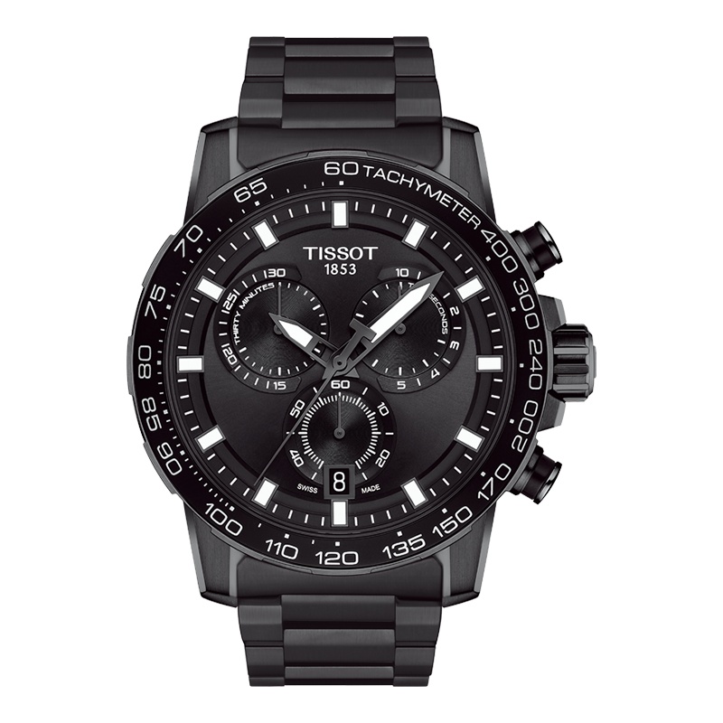 618预售[2021新品陈飞宇同款]天梭(TISSOT)瑞士手表 速敢钢带男士石英表T125.617.33.051.00