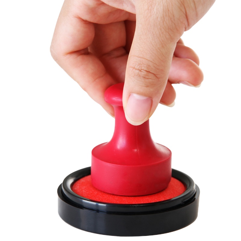 得力9868秒干印台圆形快干印台