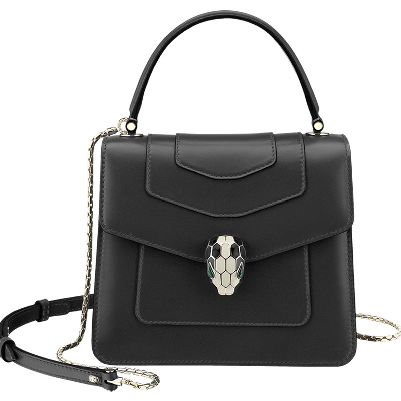 【预定】BVLGARI宝格丽 SERPENTI FOREVER 经典蛇头单肩包18*16*9.5CM