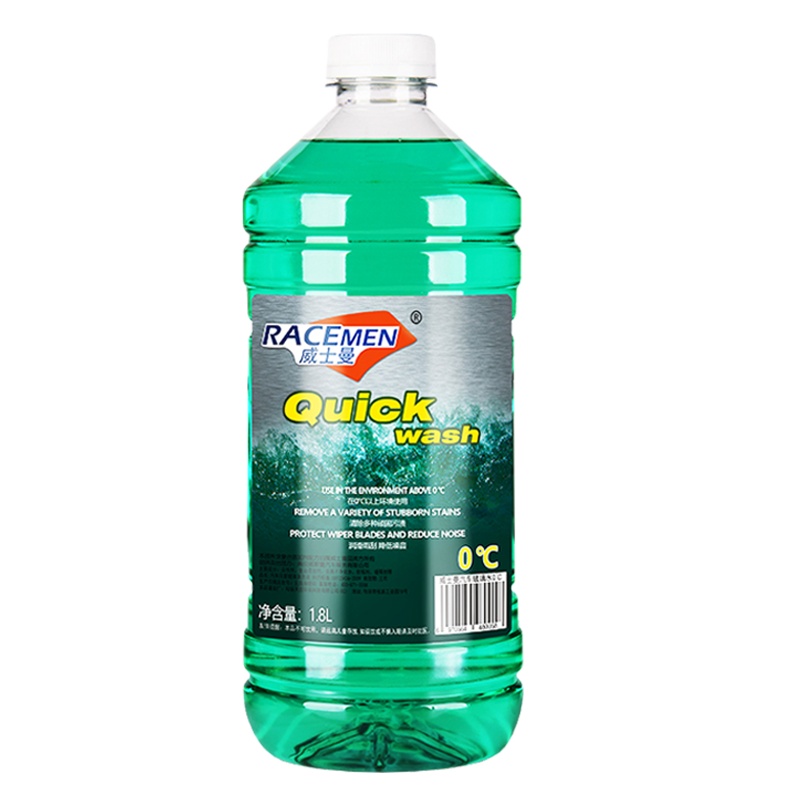 威士曼(RACEMEN)汽车玻璃水0℃雨刮器水玻璃清洁液清洁剂除鸟粪除虫胶油膜夏季专用1.8L单瓶装