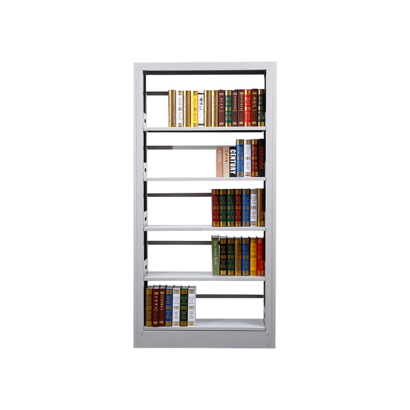 星岛钢制书架学校书店书架图书馆专用档案架货架阅览室书籍单面书架