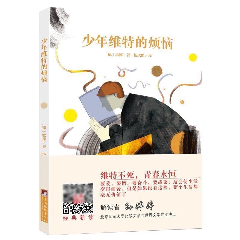 少年维特的烦恼经典新读小初高中大学青少年小说成人文学教辅世界名著语文新课标教学推荐必选青少年儿童文学课外阅读书籍