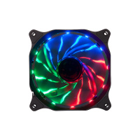 金河田光影雷霆机箱风扇12CM机箱散热风扇炫光静音RGB变色散热风扇