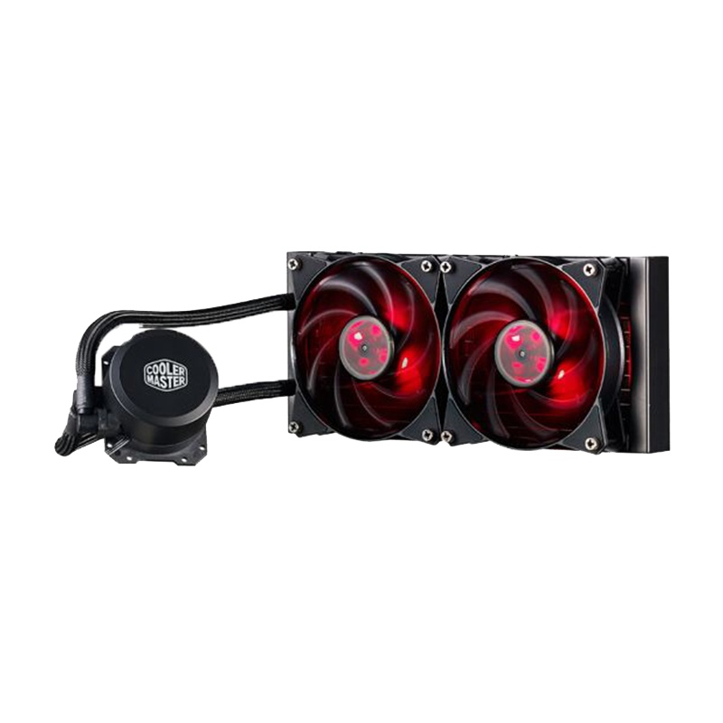 酷冷至尊(Cooler Master)冰神B240 CPU水冷散热器(支持I9 2066、AM4/双腔水泵/微流道设计/