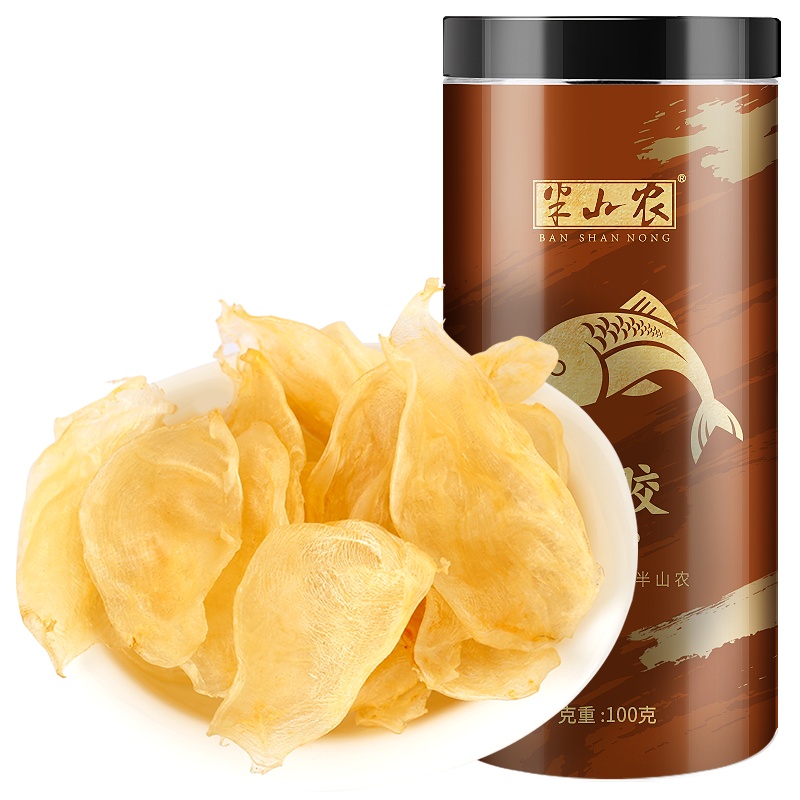 半山农 红鱼胶 鱼胶干货 红鱼胶小米花胶100克礼盒装 孕妇月子营养滋补品 鱼胶花胶