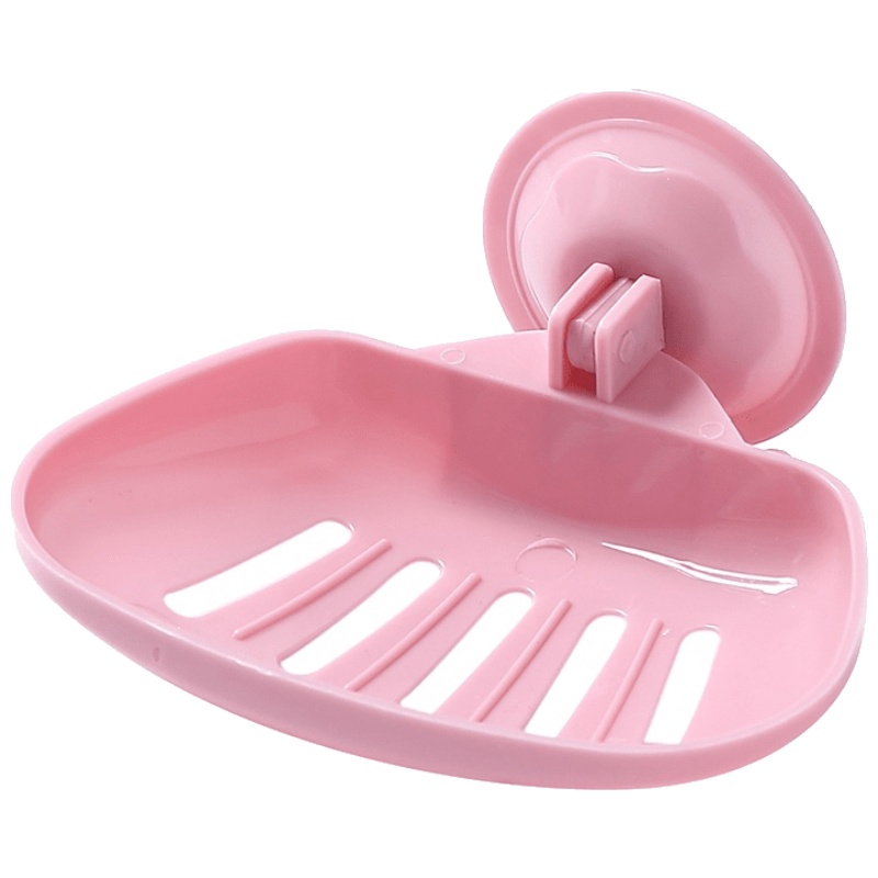 家柏饰(CORATED)肥皂盒吸盘壁挂式浴室卫生间免打孔沥水香皂盒家用创意皂盒置物架