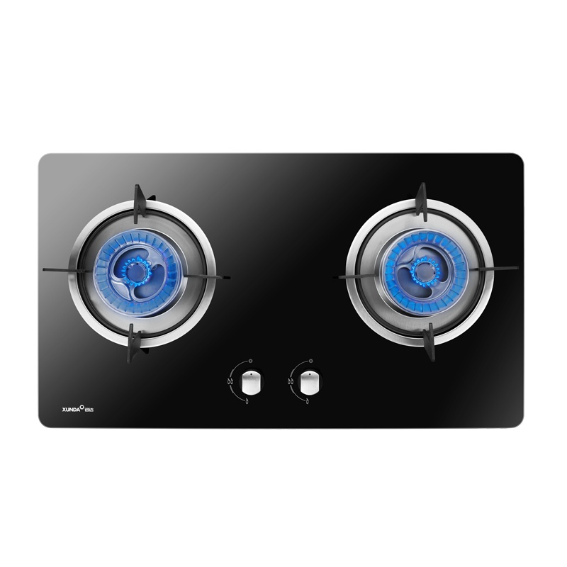 迅达Q1燃气灶煤气灶节能双灶家用钢化玻璃嵌入式液化气炉灶灶台灶具官方旗舰店(天然气)