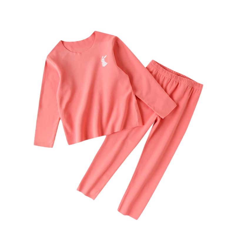 猫人德绒发热儿童保暖内衣套装秋冬厚款男女无痕新款宝宝秋衣秋裤