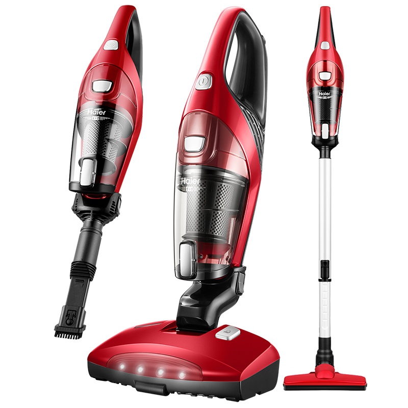 海尔(Haier)吸尘器家用手持推杆除螨三合一 车载沙发床上地面清洁机 紫外线杀菌除螨虫神器ZC405S