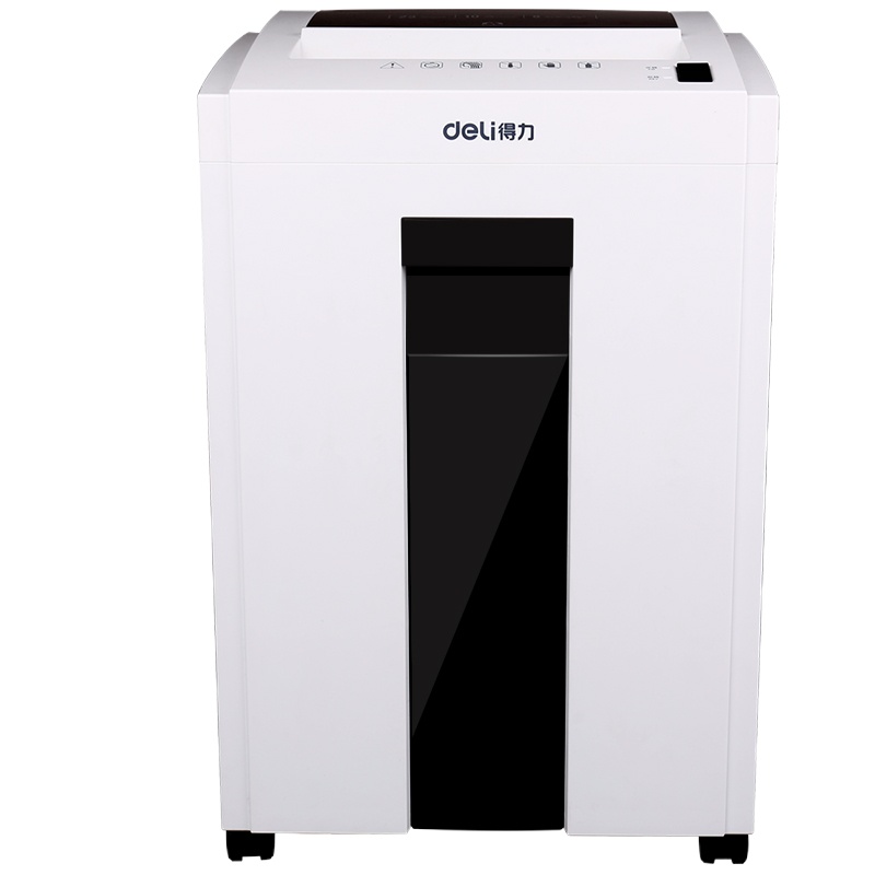 得力(deli)长时间办公商用碎纸机 德国5级高保密碎纸机文件颗粒粉碎机T601