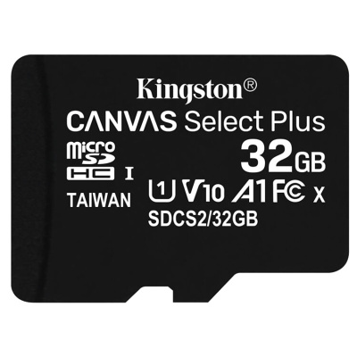 金士顿(Kingston)32GB TF卡手机内存卡 读100MB/s存储卡 V10 U1 A1 Micro SD卡