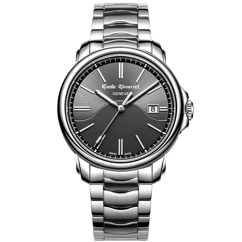 艾米龙(Emile Chouriet)手表传承系列精钢表带机械男表08.1188.G.6.6.68.6