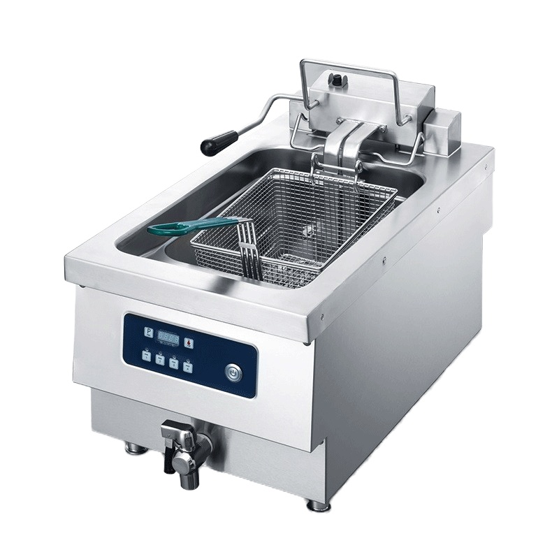 德玛仕(DEMASHI) 电炸炉商用 小吃油炸锅油炸机油条机 薯条机 电炸锅油炸炉炸串机 智能菜单定时台式单缸NTT10