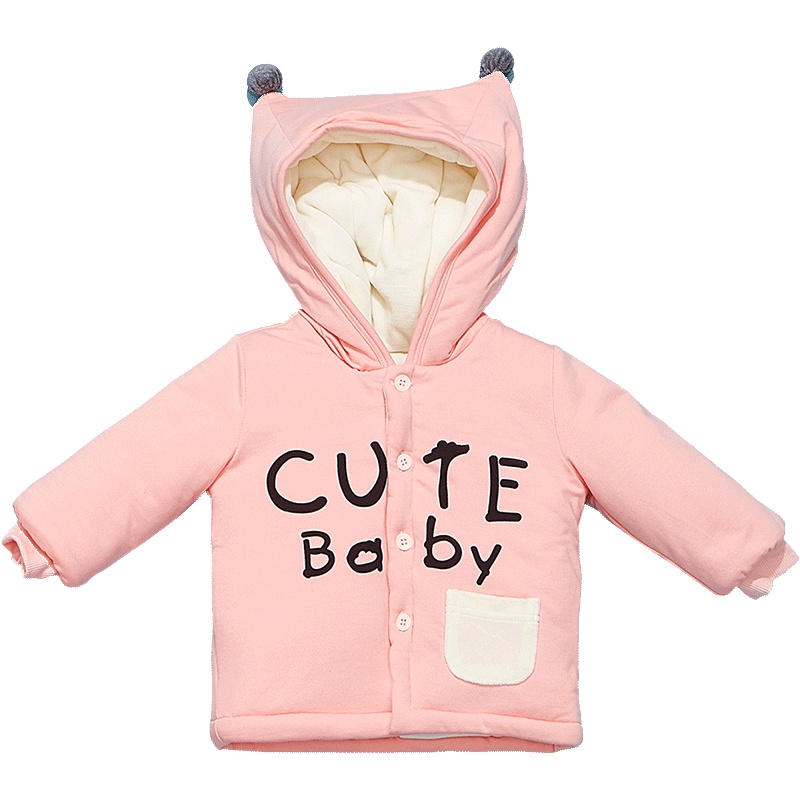 婴姿坊童装女童棉衣冬季女宝棉袄上衣儿童棉服外套