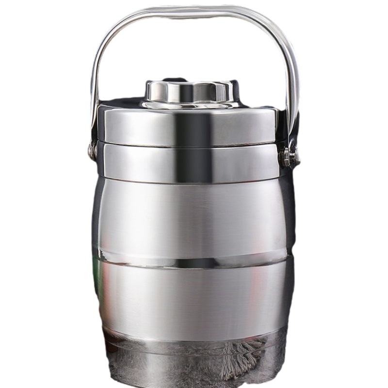 贝瑟斯 1.8L保温提锅分层不串味保温饭盒不锈钢304饭盒便当盒