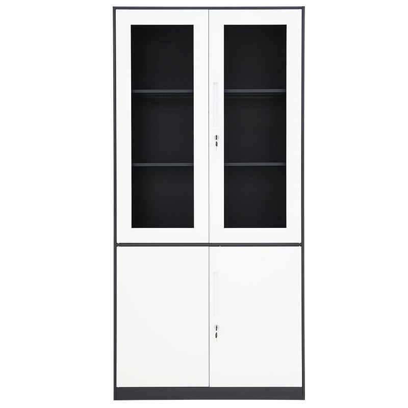 迪欧 DIOUS 资料柜 储物柜 文件柜 凭证柜 档案柜 财务柜 钢制铁皮柜 灰白色 带锁 大器械柜