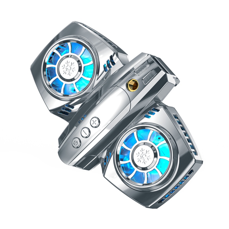 古尚古 手机散热器黑鲨冰封pro2半导体制冷背夹白I专业级[冰川款双制冷]1秒降2℃▼0噪音▼双风扇「送2指套+直播头」