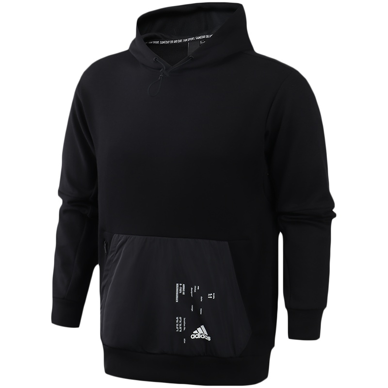 阿迪达斯男服卫衣宽松连帽套头衫休闲运动服FL5712