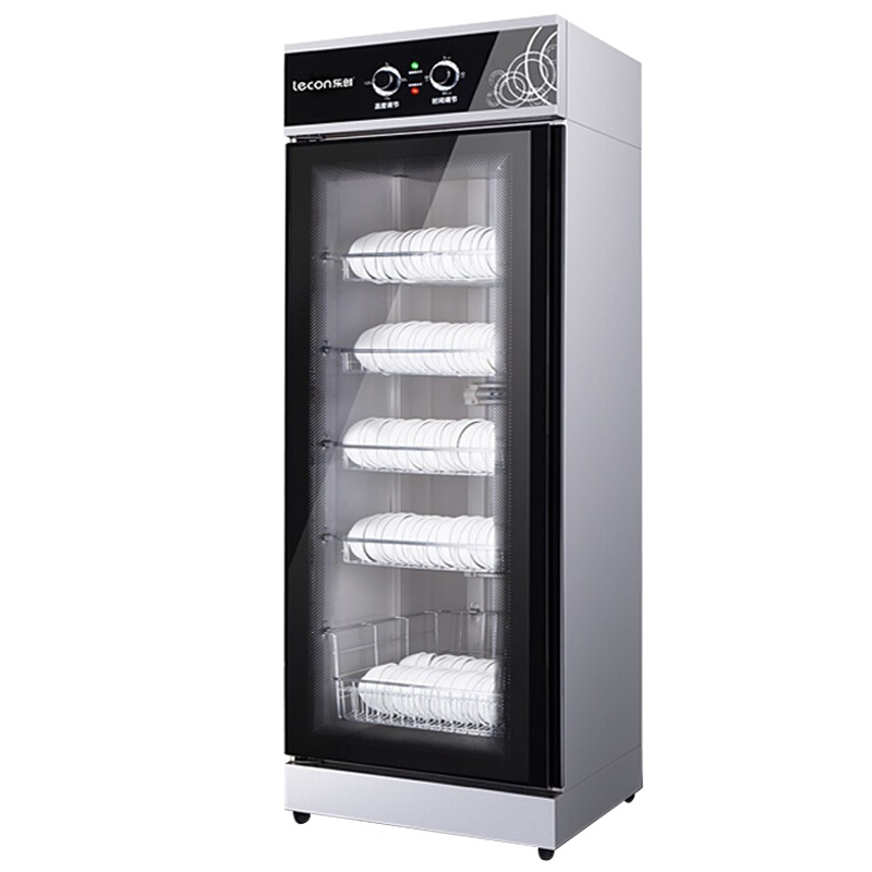 飞天鼠(FTIANSHU) 商用消毒柜立式消毒碗柜大容量酒店饭堂食店单门双门毒碗柜 中温450L展示式