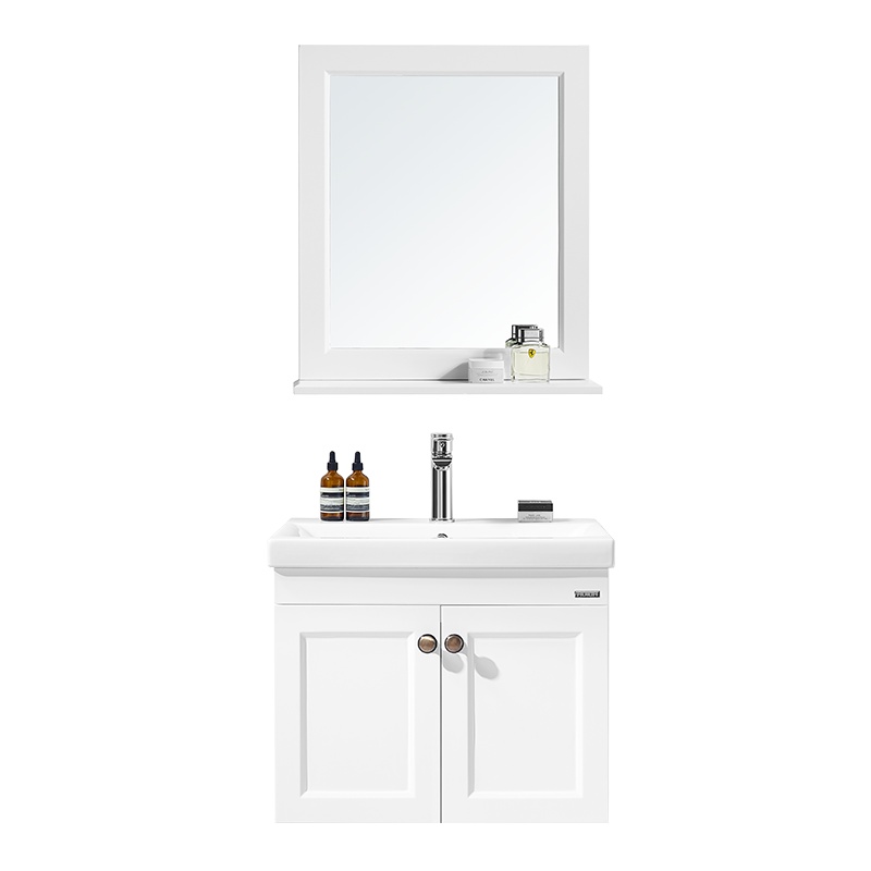 惠达实木浴室柜组合现代简约洗手脸盆柜卫浴美式卫生间洗漱台514-60/511-60