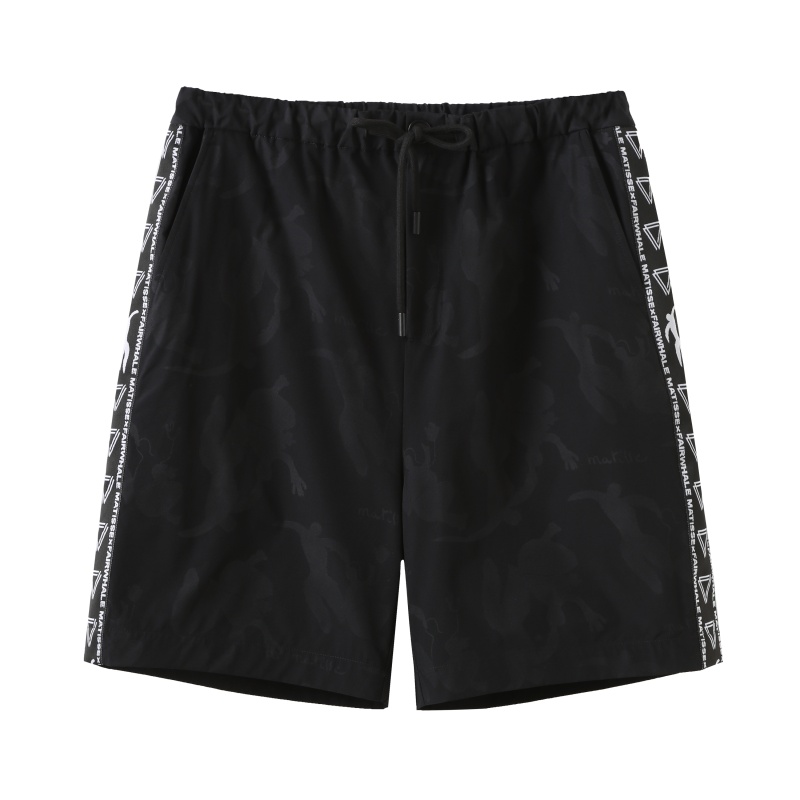 马蒂斯跨界联合商场同款马克华菲休闲裤男士2019夏新款时尚短裤