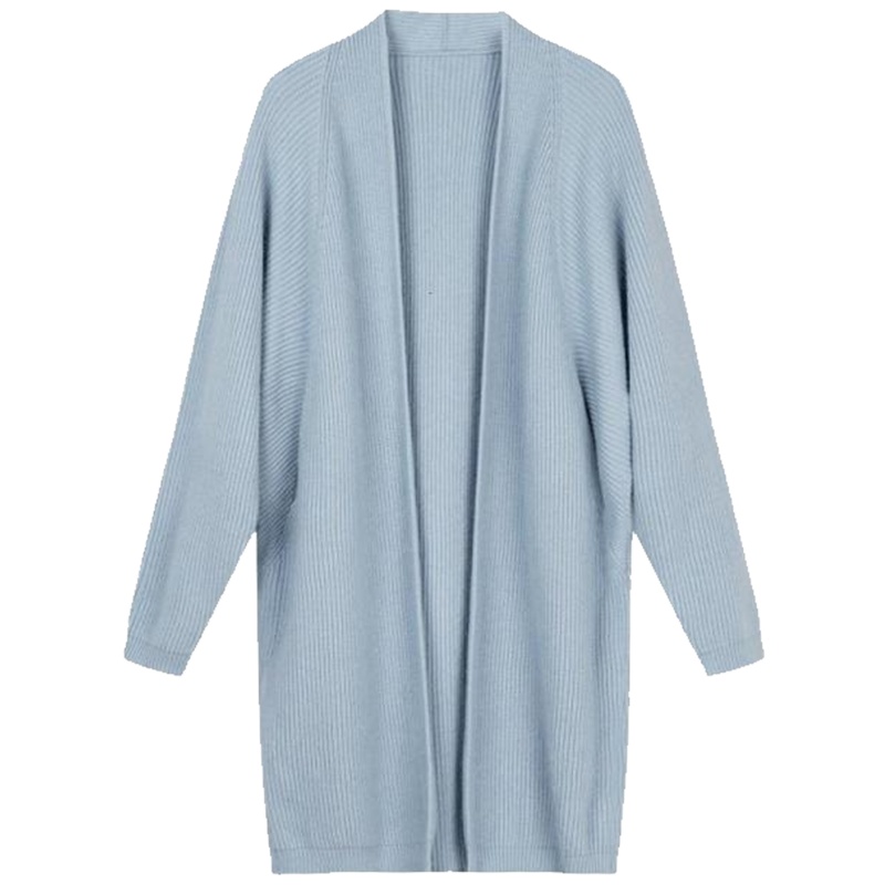 【热卖】中长款毛针织衫女2019秋季新款韩版宽松外穿慵懒风开衫毛衣外套女70009766