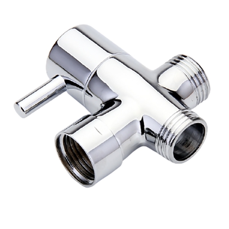 定制淋浴三通分水器铜古达一进二出一分二角阀混水阀热水器水龙头4