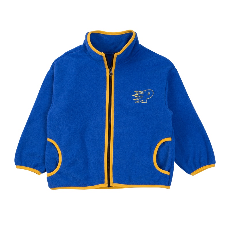 龙之涵(LONGZHIHAN)儿童外套2020新款秋装童装摇粒绒上衣男童保暖上衣时尚