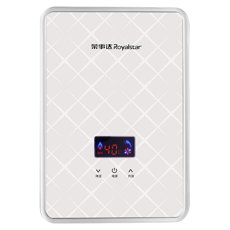 荣事达 RSD-EJA65XC2花纹银 即热式电热水器家用小型卫生间壁挂淋浴洗澡器节能恒温速热