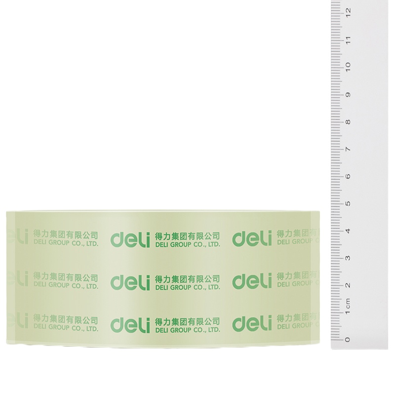 得力(deli)30203高品质高透明封箱胶带打包胶带 48mm*60y*50um(54.9m/卷) 6卷/筒