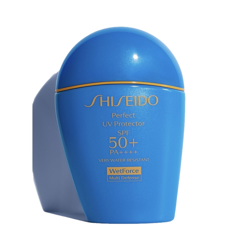 资生堂(SHISEIDO)防晒乳防紫外线新艳 新艳阳夏臻效水动力防晒乳液 清爽隔离 蓝胖子防晒霜(混干皮)150ml