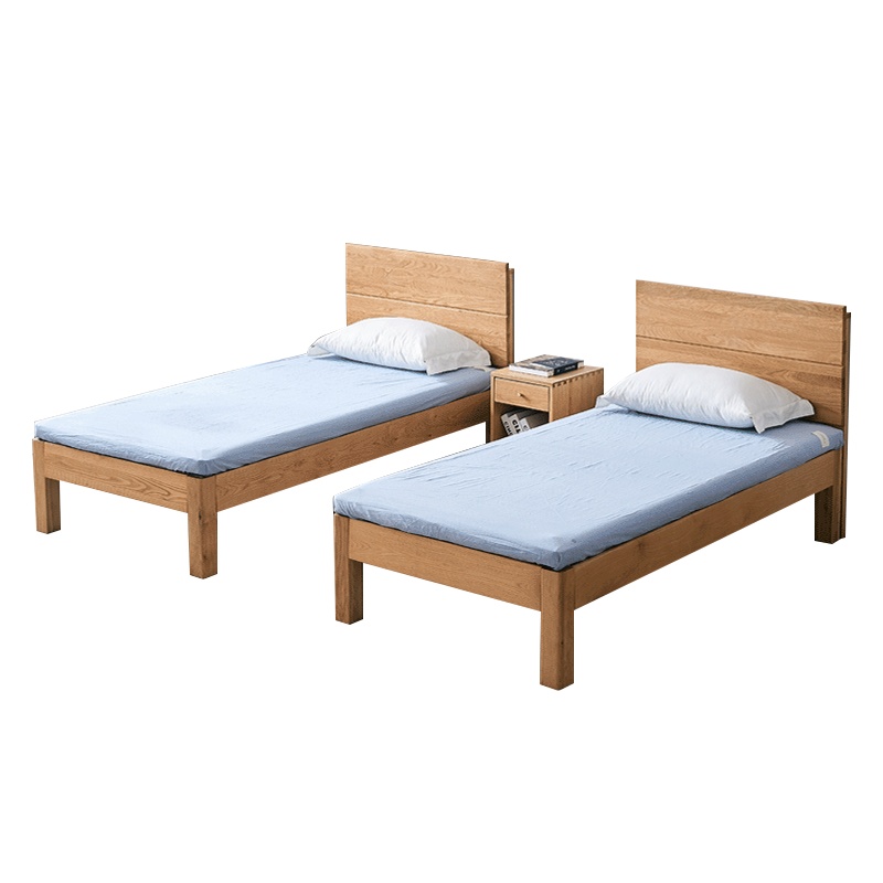 梦商 实木床单人床(定制品请先与客服联系)1200*2000*200mm