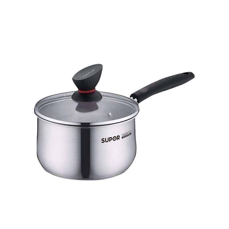 苏泊尔/SUPOR ST16Z1 304不锈钢奶锅复底煮锅面锅16CM电磁炉适用锅具1.3