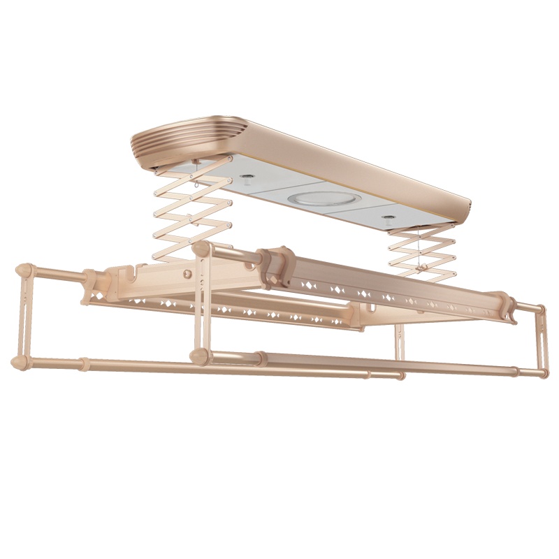 [官方店]邦先生(Mr.Bond)电动晾衣架 智能遥控烘干风干晾衣机 双杆铝合金阳台照明伸缩升降晒衣升降晾衣架