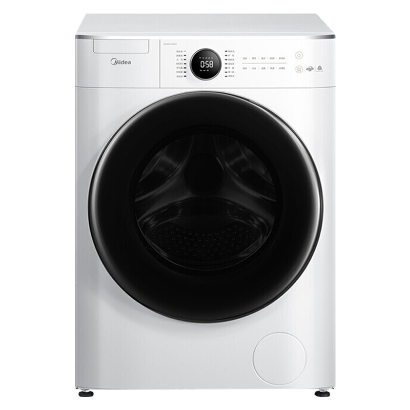 美的(Midea)MG100V70WD5 滚筒洗衣机 DD直驱变频 10公斤大容量家用全自动 新风祛味 WIFI 白色