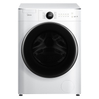 美的(Midea)MG100V70WD5 滚筒洗衣机 DD直驱变频 10公斤大容量家用全自动 新风祛味 WIFI 白色
