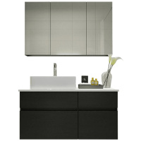 北欧浴室柜组合现代简约洗脸洗手盆柜卫生间洗漱台小户型卫浴吊柜安心抵
