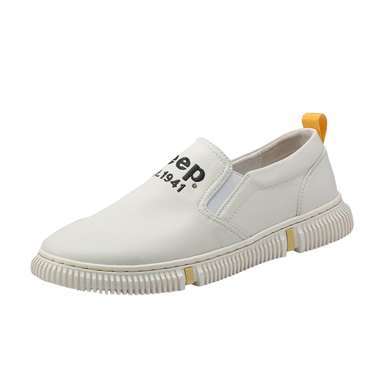 Jeep吉普男鞋生活休闲鞋轻质耐磨懒人套脚一脚蹬休闲鞋