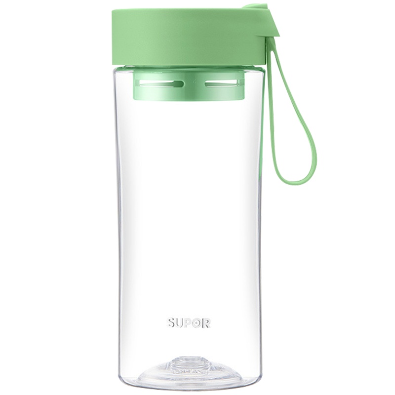 苏泊尔(SUPOR)水杯女夏天学生简约便携运动耐高温塑料杯子510ml防摔男生大容量
