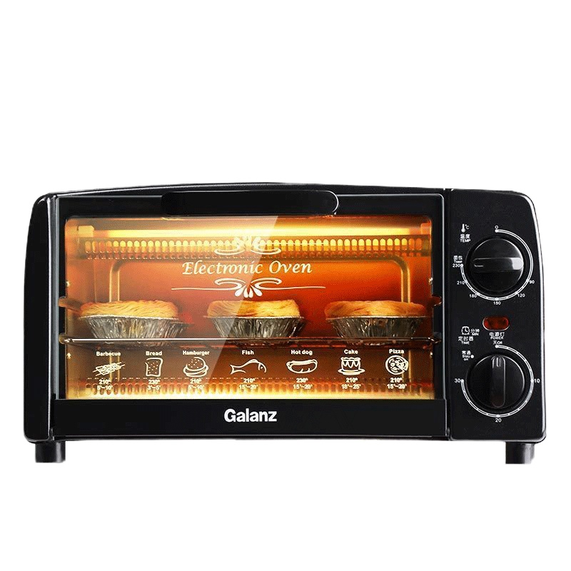 格兰仕电烤箱 KWS0710J-H10N 10升家用小容量烤箱烧烤功能 上下石英管加热