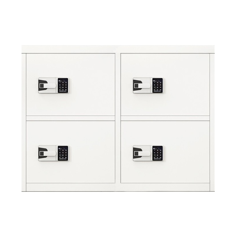 永格保密柜文件柜档案柜保险柜电子密码保密柜资料柜加厚四门新升级款智能密码指纹锁