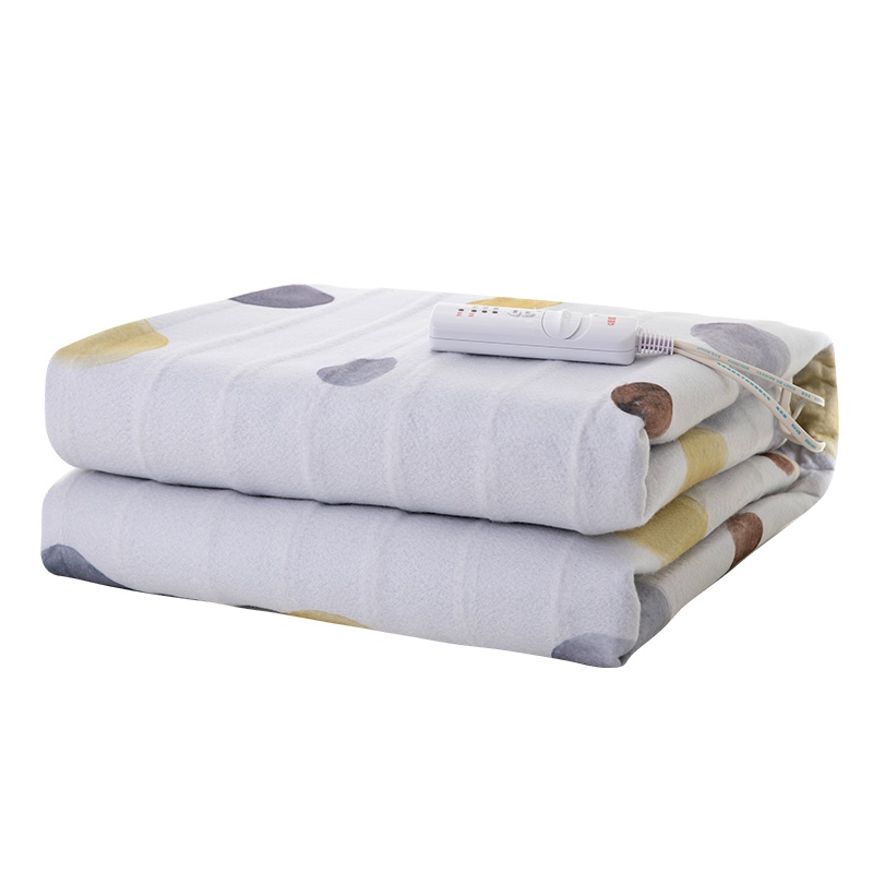 彩虹(RAINBOW)电热毯双人电褥子(1.6*1.3米)可除螨学生宿舍安全辐射非水暖毯 官方旗舰店JD102-V2-Y