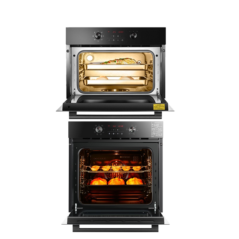 老板(ROBAM)智能家用厨房嵌入式40L电蒸箱+56L电烤箱 1℃精控 冷门技术 蒸烤套装 S272+R072