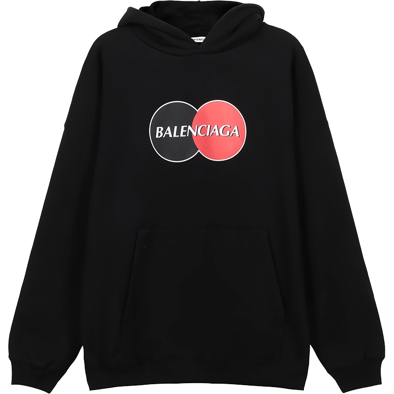 巴黎世家 BALENCIAGA 女士棉质宽松版连帽卫衣运动衫 620947 TIV80