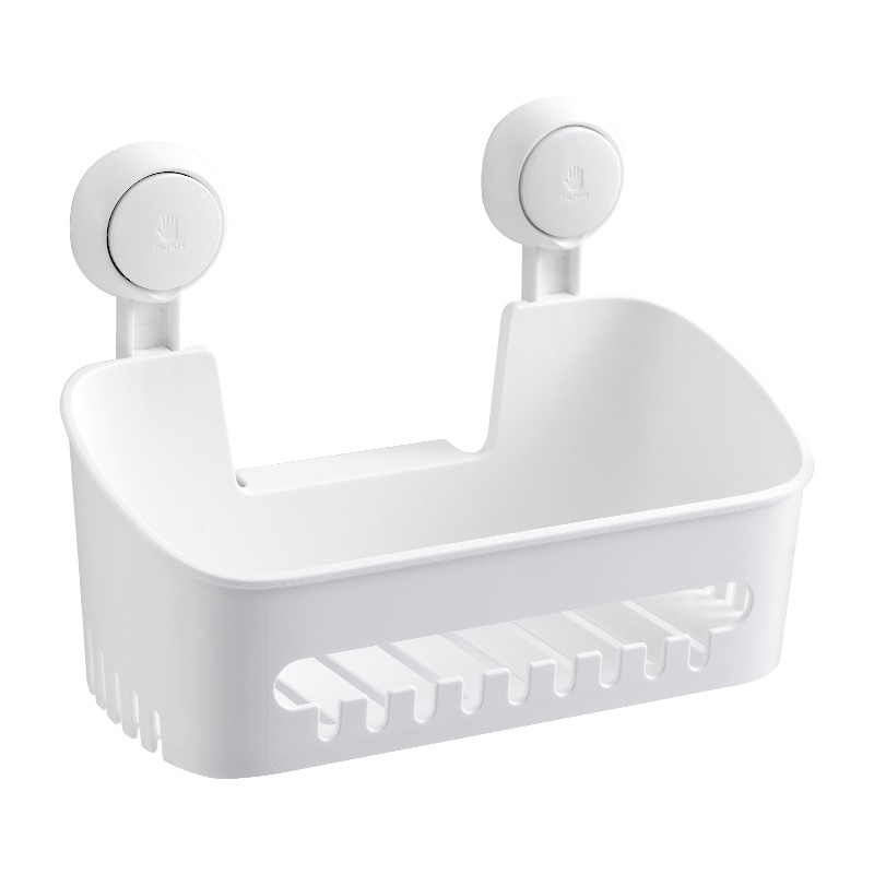 太力浴室卫生间置物架吸盘壁挂免打孔厕所洗漱台洗手间洗澡间收纳盒