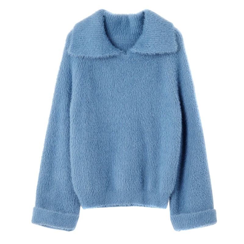 7M秋冬韩版学生宽松百搭打底长袖毛衫小清新套头上衣女针织衫72000768