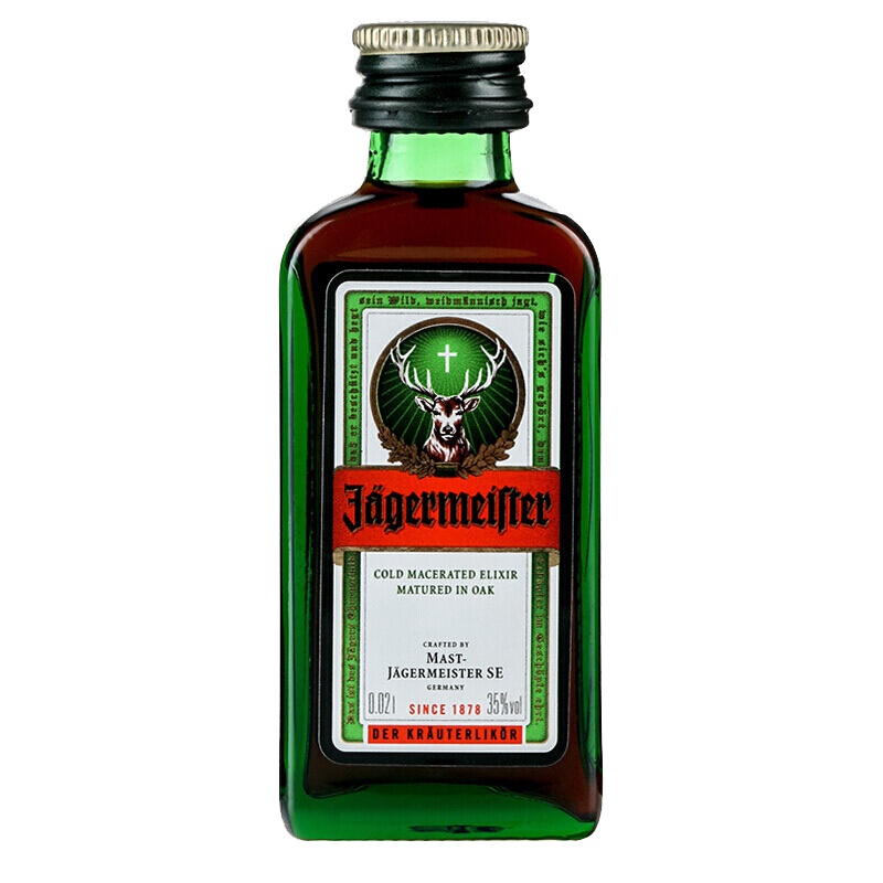德国进口洋酒Jagermeister抖音同款 野格 圣鹿利口酒力娇酒 20ml*1